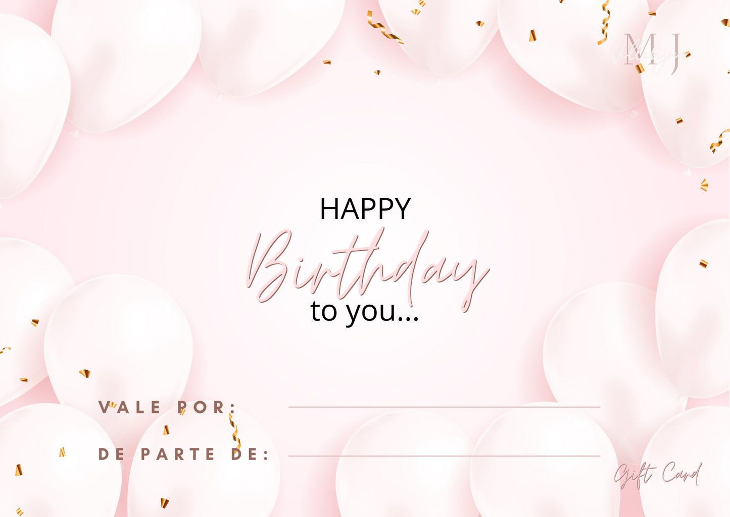 Tarjeta de Regalo Cumpleaños🎁